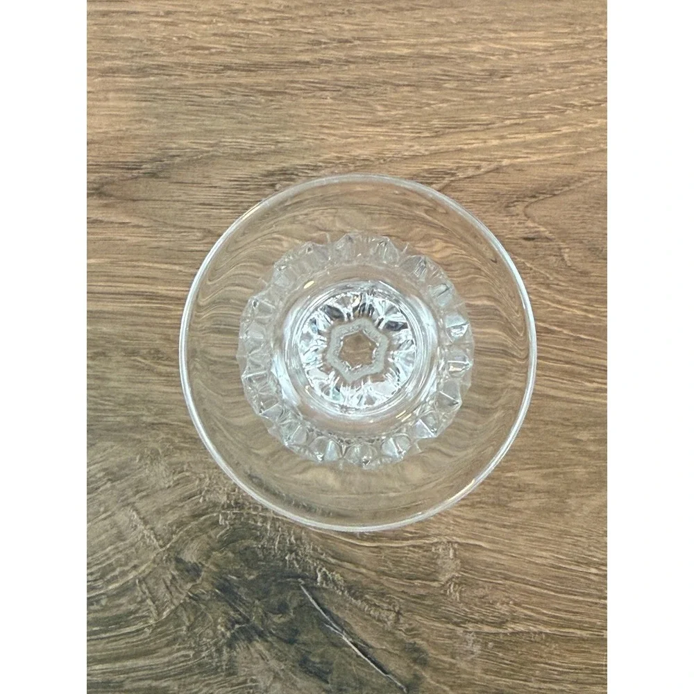 VTG Set of 3 Cristal D'arques Verres a Pied Longchamp No 5 Crystal Stemglasses‎